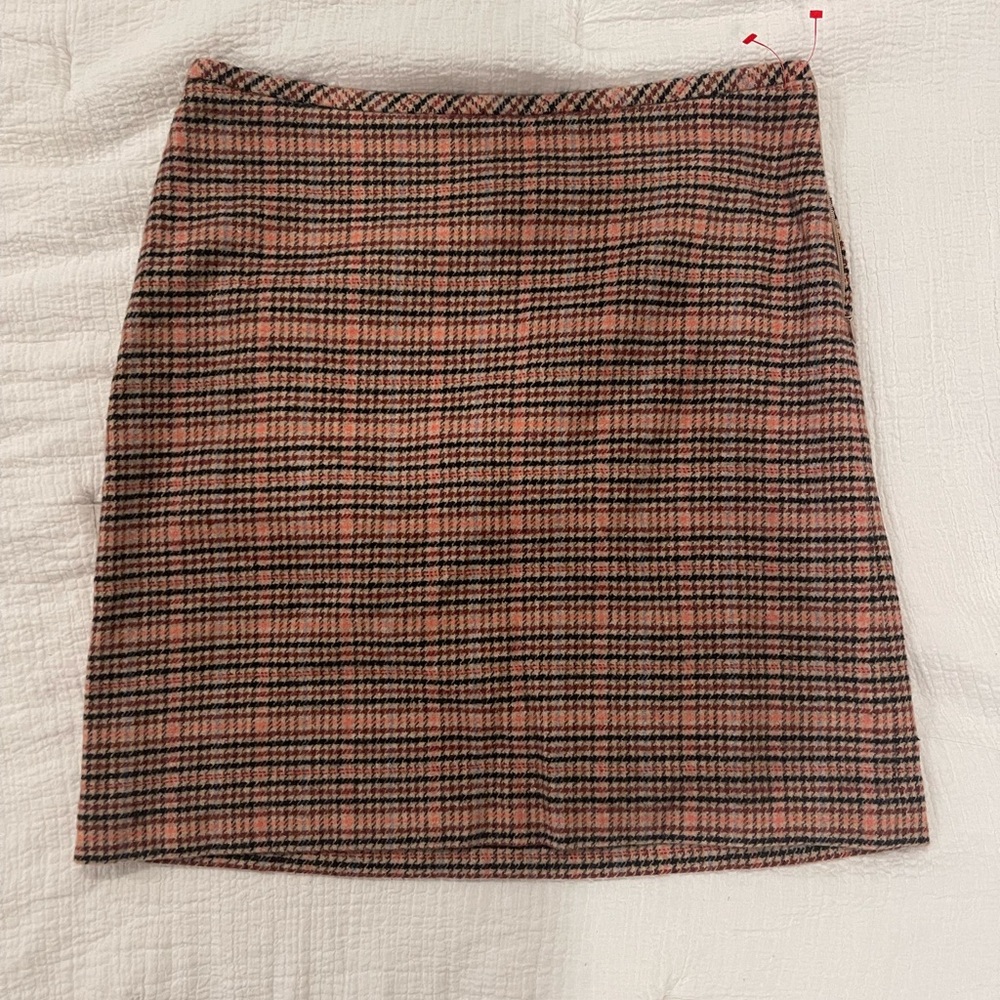 Plaid Petite Talbots Size 8 Mini Skirt